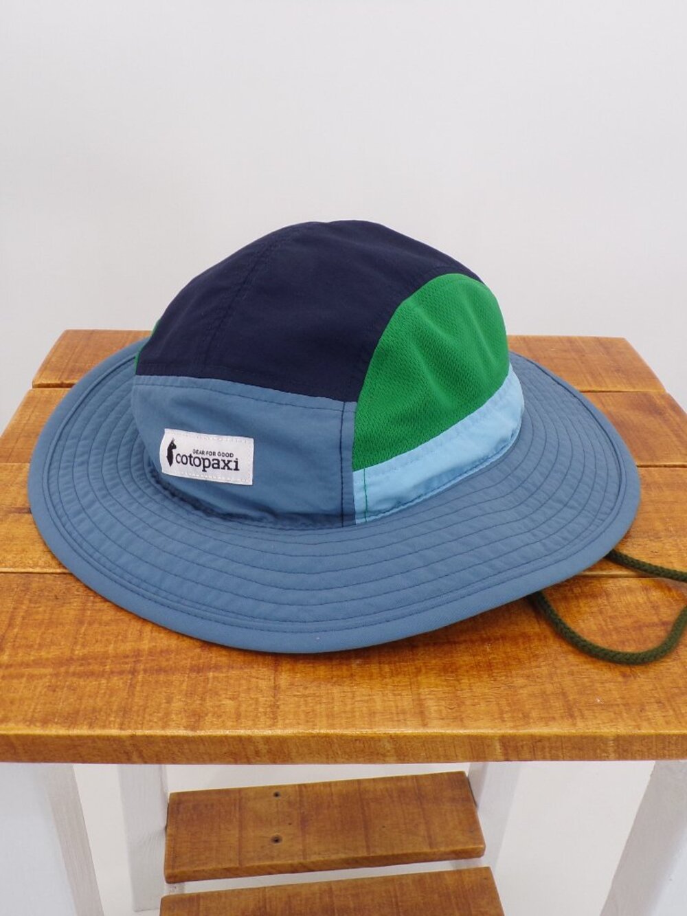 Cotopaxi Sun Hat Unisex Colorblock Blue Green One Size Adjustable